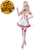 【In Stock】Halloween Cosplay Nurse Stage Performance Costume Costumes